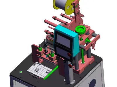 Automatic film applicator 3D model