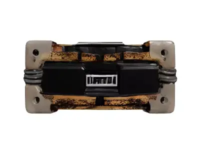 Weathered Industrial SciFi Powerbank 3D model