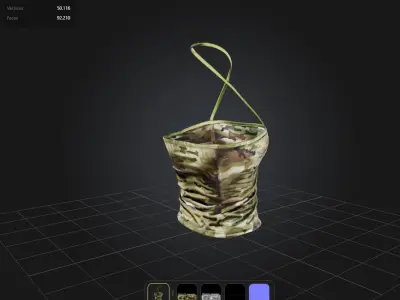 Military Top PBR 4k Low-poly 3D model