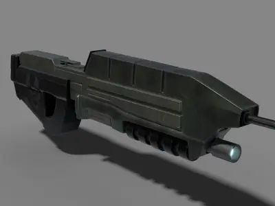 Halo Assault Rifle  3D model