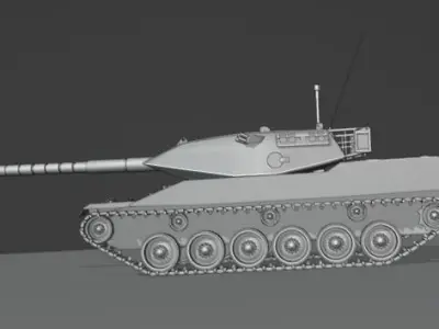stingray tank 3D model