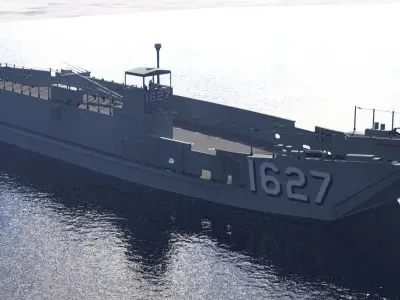LCU1600 class US Japan partnership LCU1627 Free 3D model