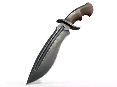 KnX knive lowPoly Low-poly 3D model