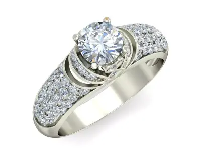 Wedding Ring  3D print model 108