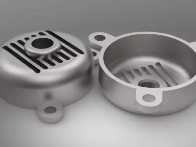 Motor Fan Casing Free 3D model