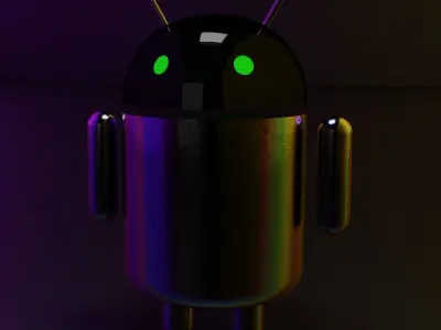 android model with eyes Free 3D model