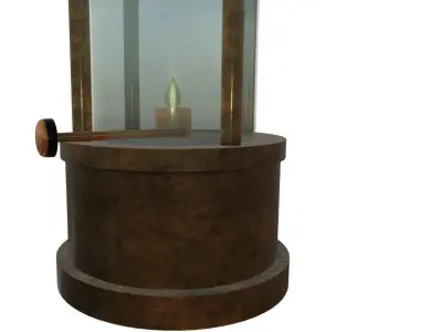Miners lamp 3D model