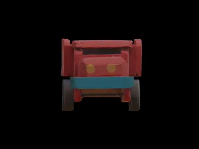 Toy Truck 3D model from CGTrader