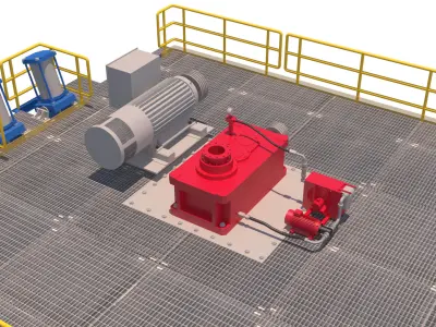 celda flotacion induccion 3D model