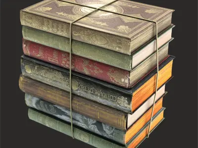 18 decor elements  3D model