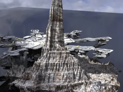 Alien Gods Antarctica 2 3D model