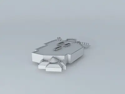 Shipwreck Cafe - SeaWorld San Diego 3D model