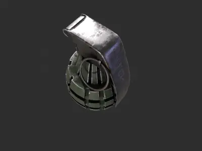 Hand Grenade Free low-poly 3D model order