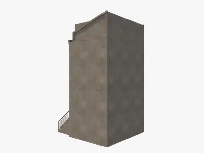European building 2 3D model