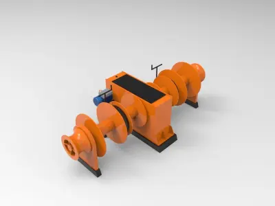 Windlass Machine 3d printed 3D print model