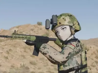 MK-33 Free 3D model