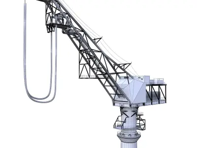 Arctic Gates oil-loading terminal 3D model