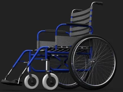 Wheelchair 3D Model 3D model
