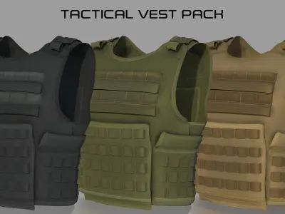 TACTICAL VEST 3D model purchase