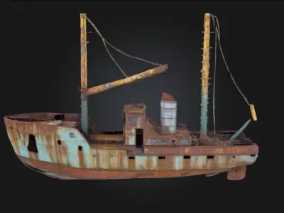 Rusty Voyage  Echoes of Forgotten Journeys 3D model