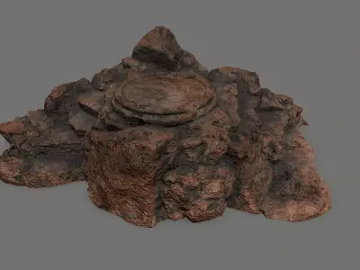 Ladder Ruin Low-poly 3D model buy