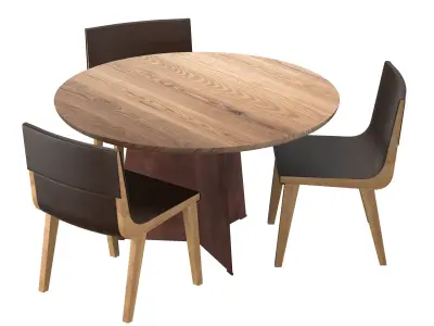TULA DINING TABLE Chair dine Cokra 3D model