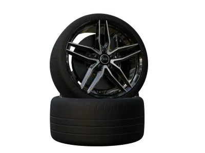 Audi Tire High Performance 3D model