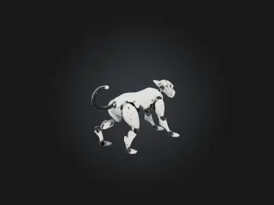 RoboDog Model Low-poly 3D model