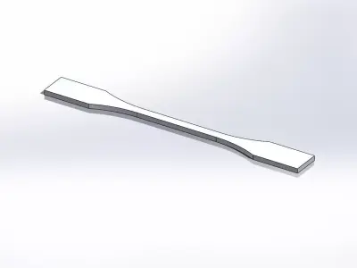 ASTM D638 ISO 527- 2 type 2 Test specimen Free 3D model