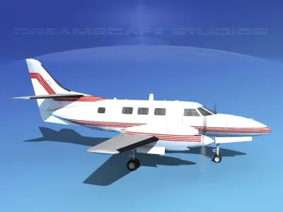 Swearingen SA226-T Merlin III V11 3D model