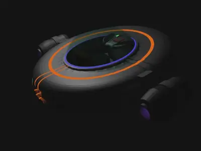 UFO spaceship  3D model