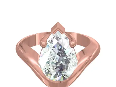 Wedding Ring  3D print model 362