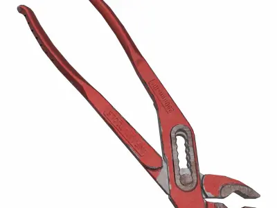 Bolt Cutter Low Poly Low-poly 3D model purchase