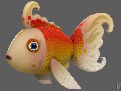 Fish V11 Low-poly 3D model