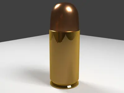 Simples bullets for shotgun 3D model