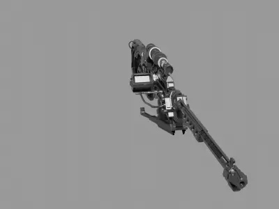 Sci fi gun 3D model