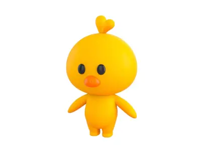 Character011 Chick 3D model