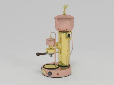 Micro Coffee Maker Semiautomatic SX 3D model