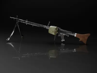 MG 34 3D model purchase