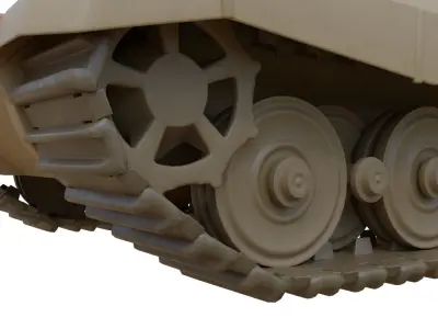 Tiger II tank 3D model