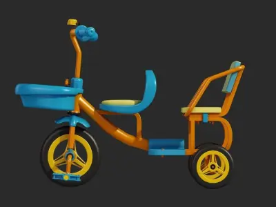 Childrens Tricycle 3D model