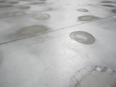 PBR Wet Concrete Industrial Floor Free low-poly 3D model