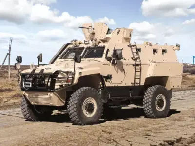 Otokar Cobra II Armored Vehicle Low Poly Tactical Model Low-poly 3D model