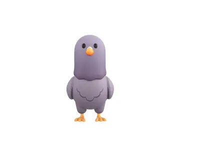 Character274 Pigeon 3D model