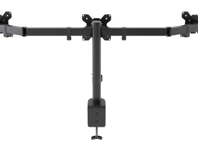 Triple Monitor Arm 3D model
