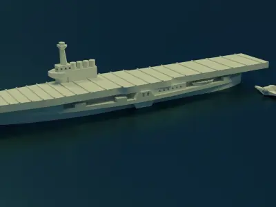USS Wolverine 3D print model