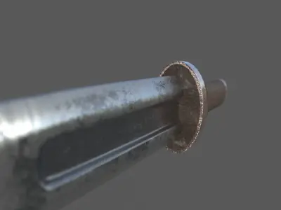 Torfin dagger Free low-poly 3D model