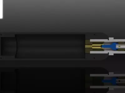 Pre-Charged Pneumatic PCP reservoir  Free 3D model