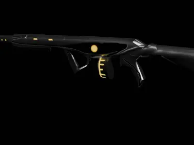 rifle Free low-poly 3D model