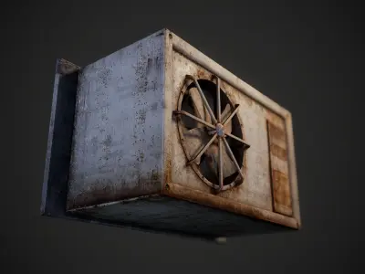 AC Unit Low-poly 3D model purchase